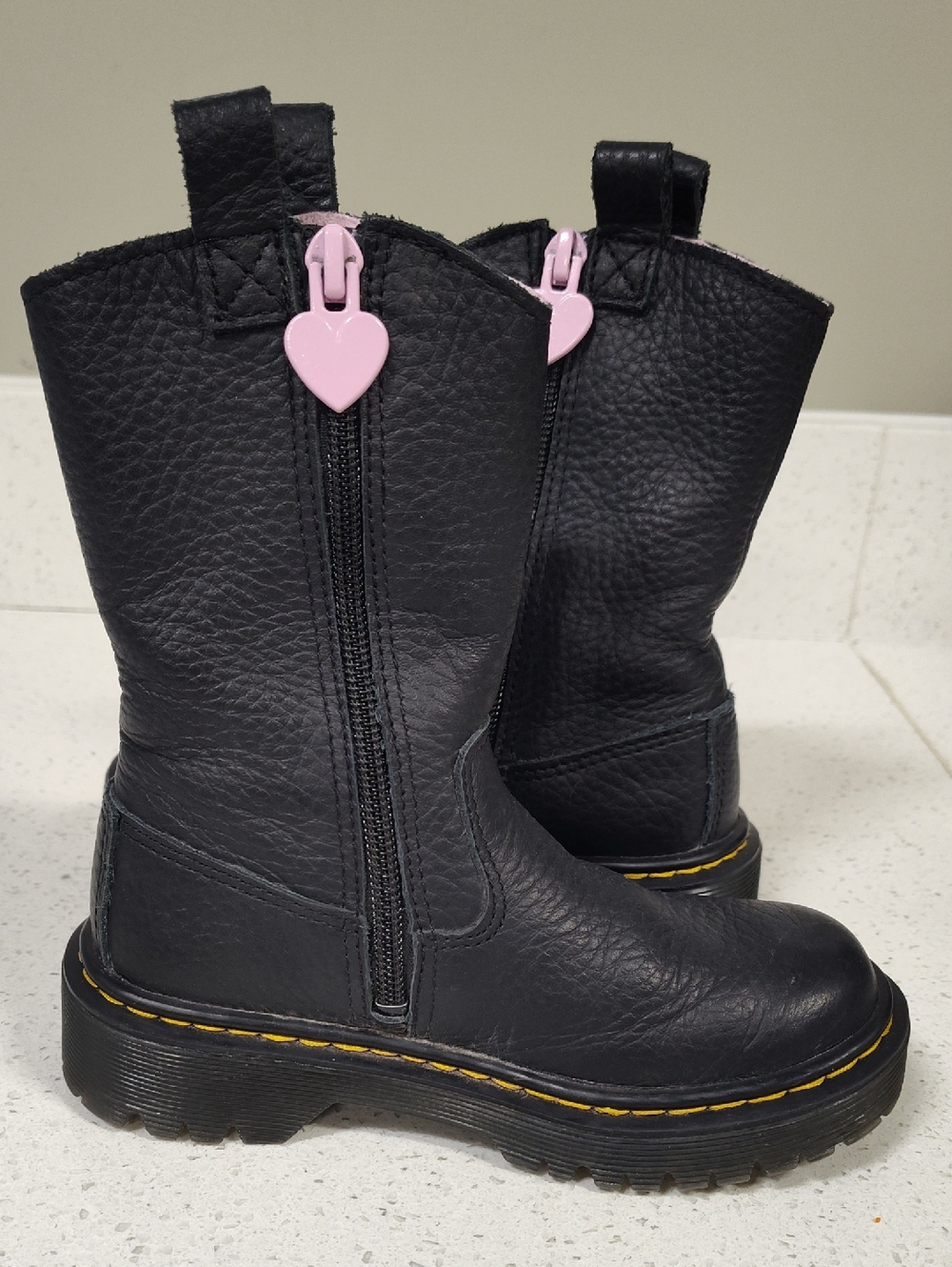 Doc Martens Bex Heart P-O Girls Boots. Size 11